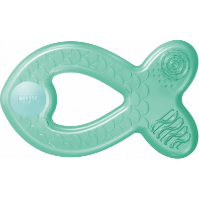 Nuk Extra Cool Δακτύλιος Οδοντοφυΐας για 3+ Μηνών Χρώμα Πράσινο Ψαράκι - 1τμχ