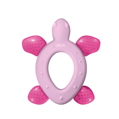 Nuk Cool All-Around Δακτύλιος Οδοντοφυΐας για 3+ Μηνών Χρώμα Ροζ Χελωνάκι - 1τμχ 