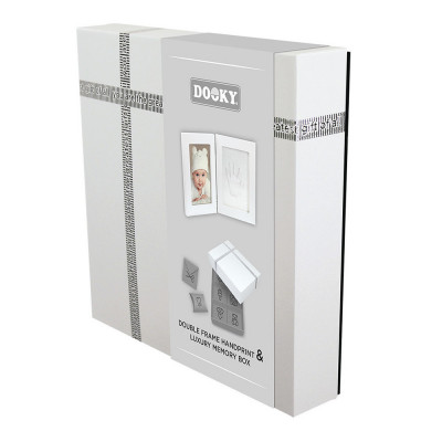 Κορνίζα Διπλή με Αποτύπωμα 3D Dooky Gift