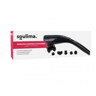 Συσκευή Μασάζ Soulima για το Σώμα κατά της Κυτταρίτιδας με Δόνηση - Μαύρo Χρώμα 21630