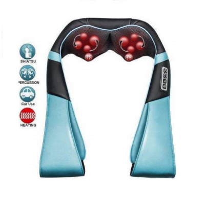 Συσκευή μασάζ Shiatsu 12V για Αντιμετώπιση του Πόνου στο Λαιμό, Αυχένα, Πλάτη με Θερμότητα – Υπέρυθρη Ακτινοβολία